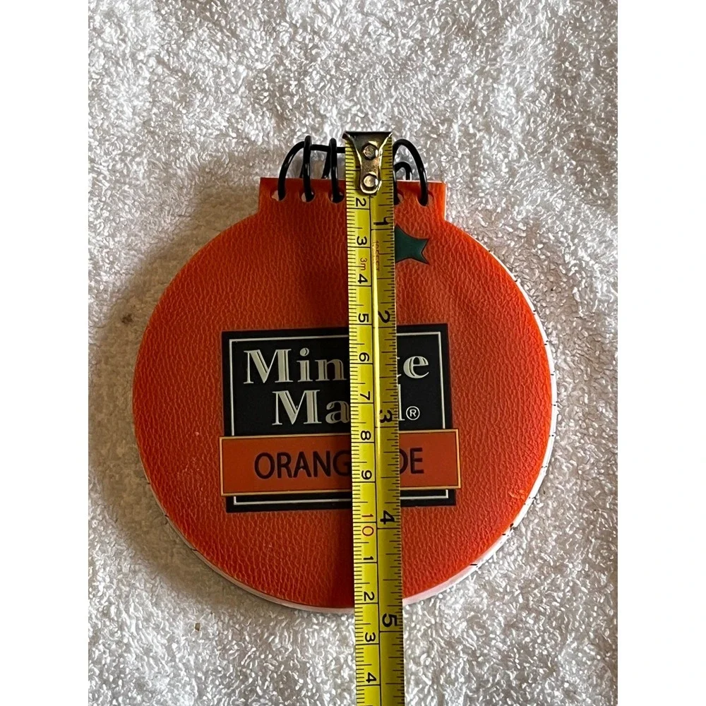 Vintage Minute Maid Orangeade Round Spiral Notebook Orange Collectible Promo